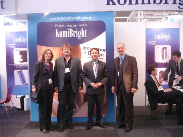 KomiBright exhibition booth
